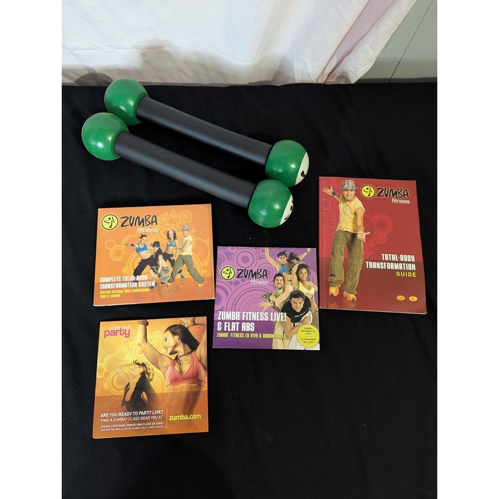 Zumba Fitness exercise workout dance 5 DVD Toning sticks body transformation boo